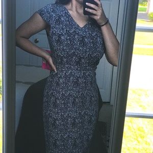 Betsey Johnson Black and Silver Dress